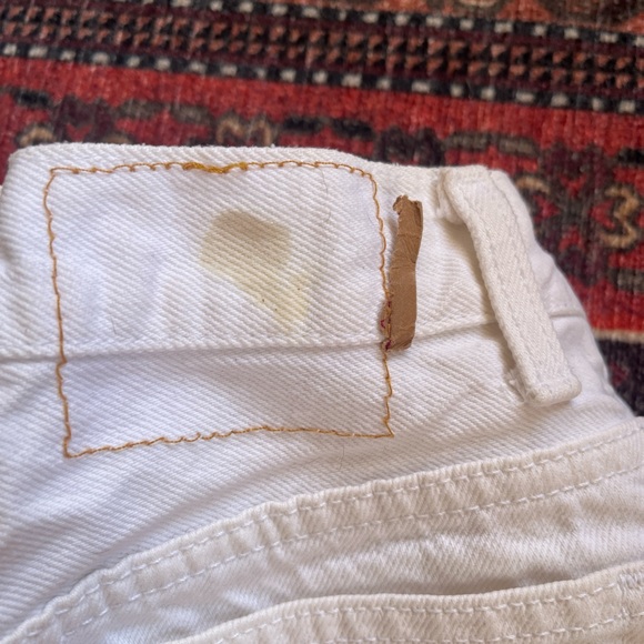 Vintage Levi’s white  high waisted women's button fly 501 Levis. Size 25 - Picture 7 of 7